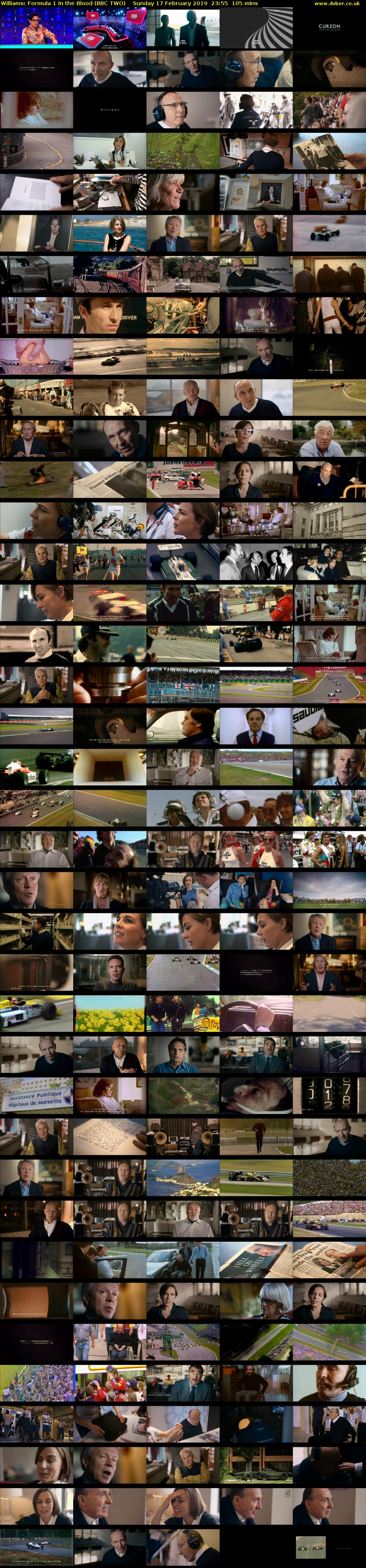 Williams: Formula 1 in the Blood (BBC TWO) Sunday 17 February 2019 23:55 - 01:40