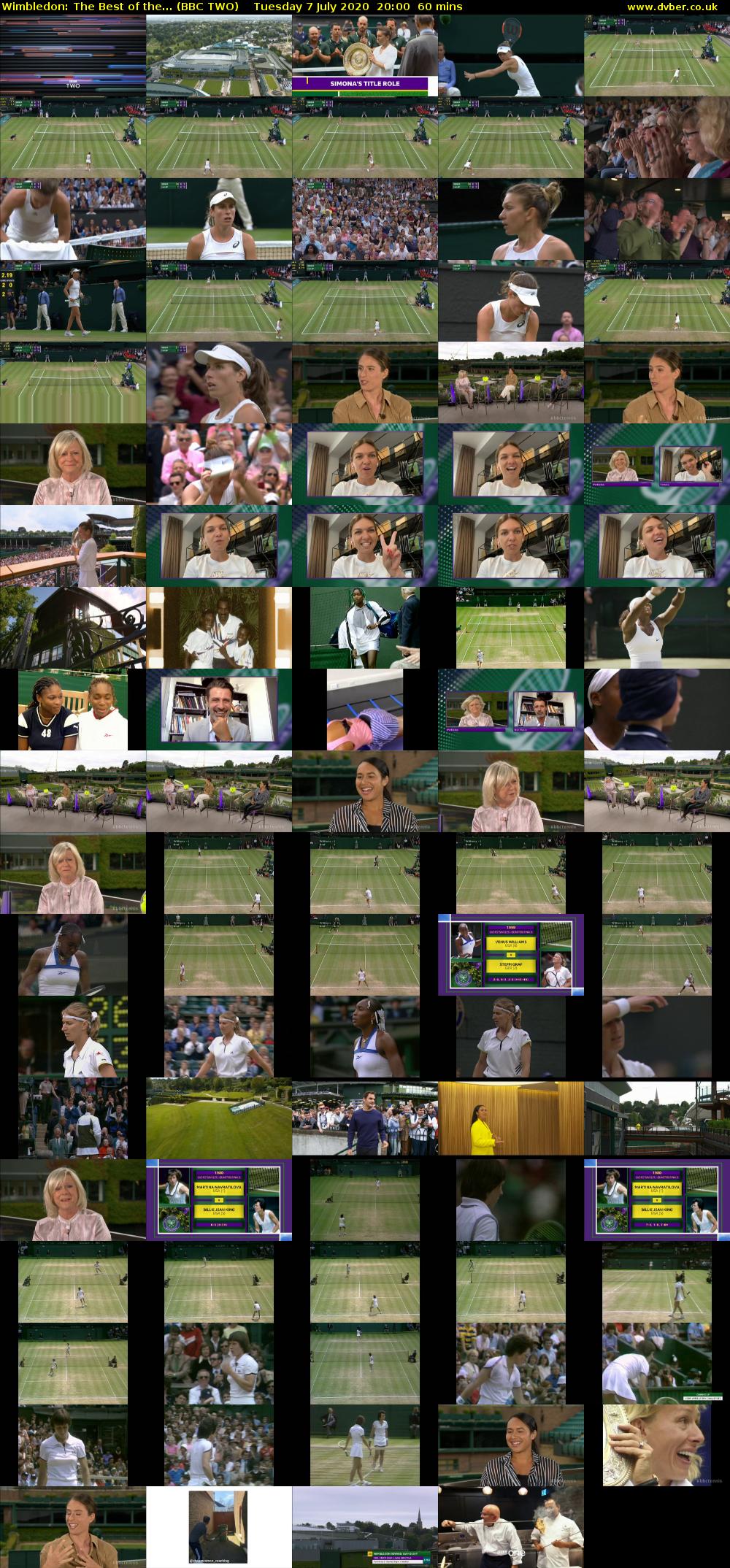 Wimbledon: The Best of the... (BBC TWO) Tuesday 7 July 2020 20:00 - 21:00