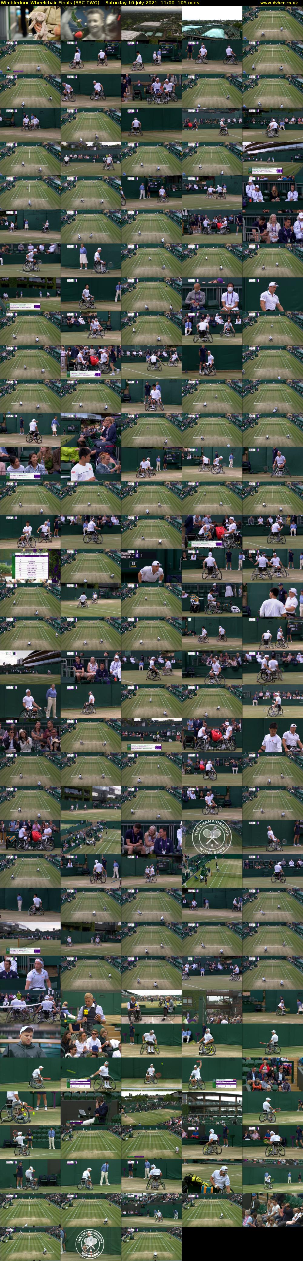 Wimbledon: Wheelchair Finals (BBC TWO) Saturday 10 July 2021 11:00 - 12:45