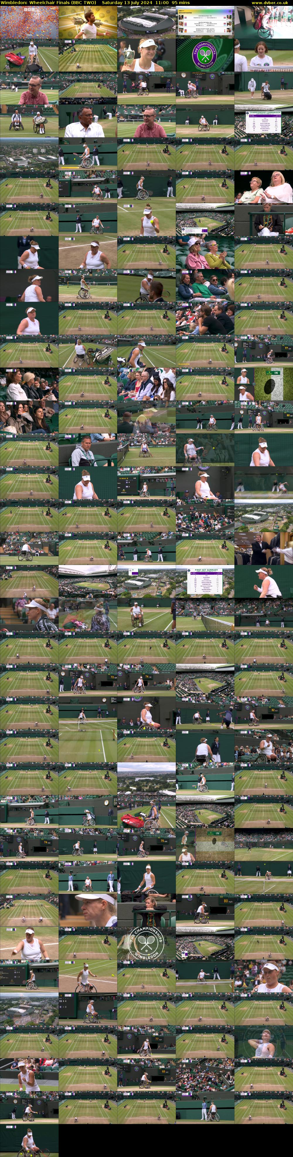 Wimbledon: Wheelchair Finals (BBC TWO) Saturday 13 July 2024 11:00 - 12:35