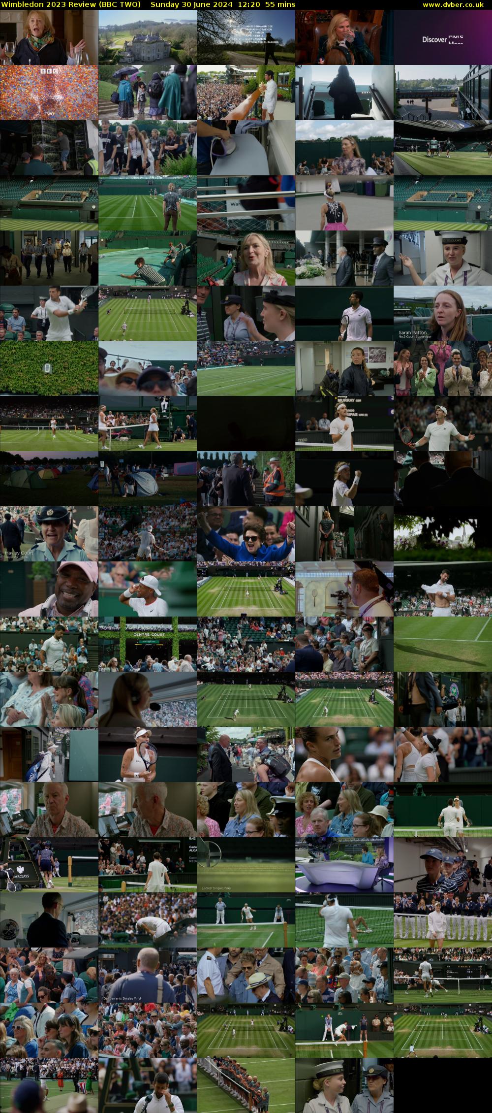 Wimbledon 2023 Review (BBC TWO) Sunday 30 June 2024 12:20 - 13:15