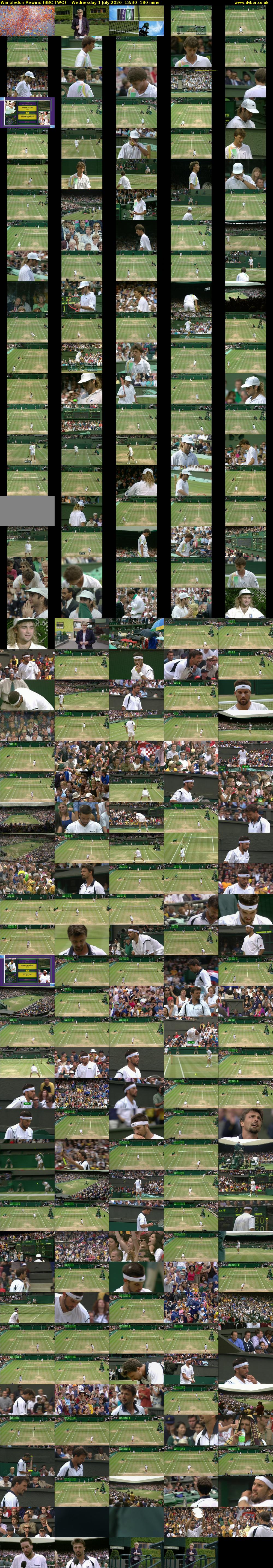 Wimbledon Rewind (BBC TWO) Wednesday 1 July 2020 13:30 - 16:30