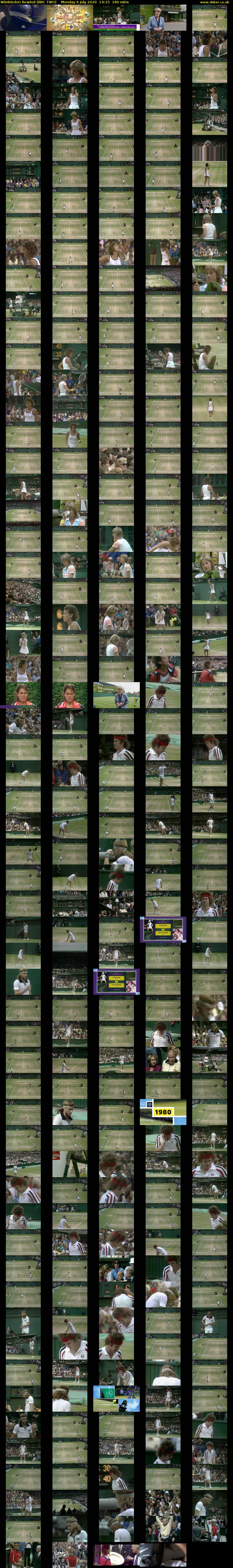 Wimbledon Rewind (BBC TWO) Monday 6 July 2020 14:15 - 17:15