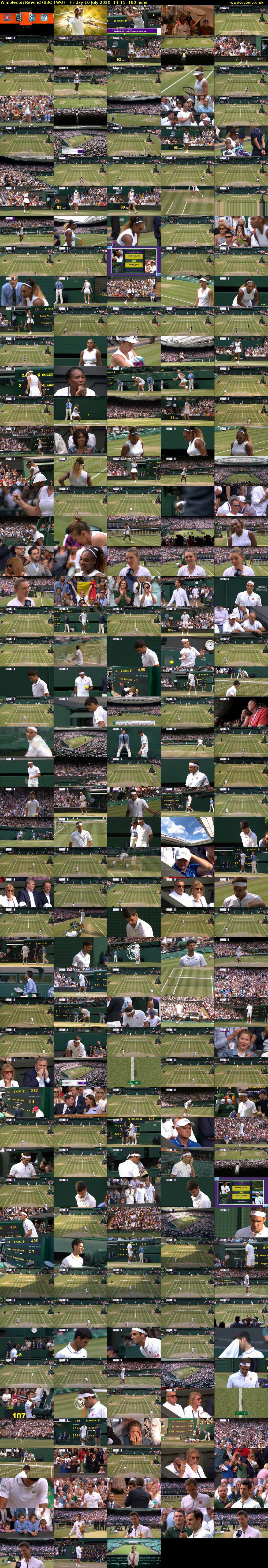Wimbledon Rewind (BBC TWO) Friday 10 July 2020 14:15 - 17:15