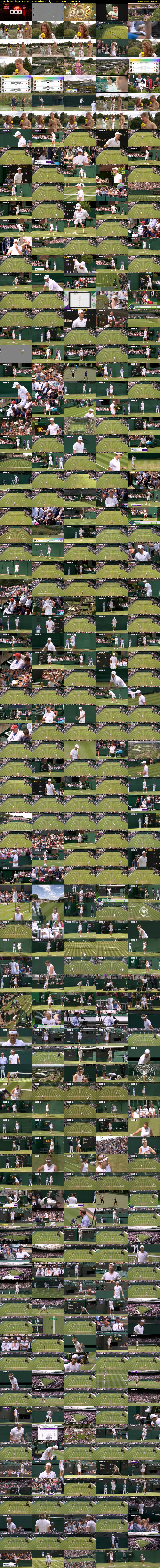 Wimbledon (BBC TWO) Thursday 6 July 2023 11:00 - 15:00