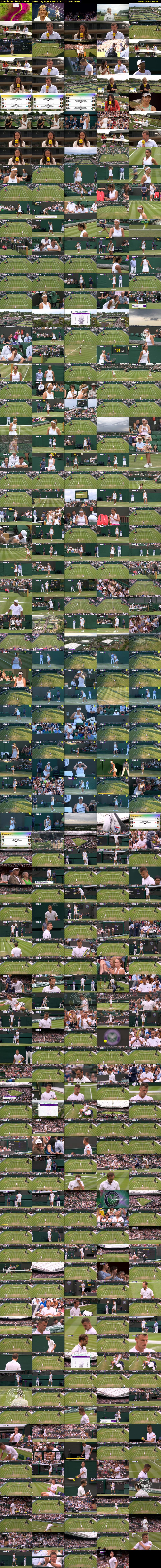 Wimbledon (BBC TWO) Saturday 8 July 2023 11:00 - 15:00