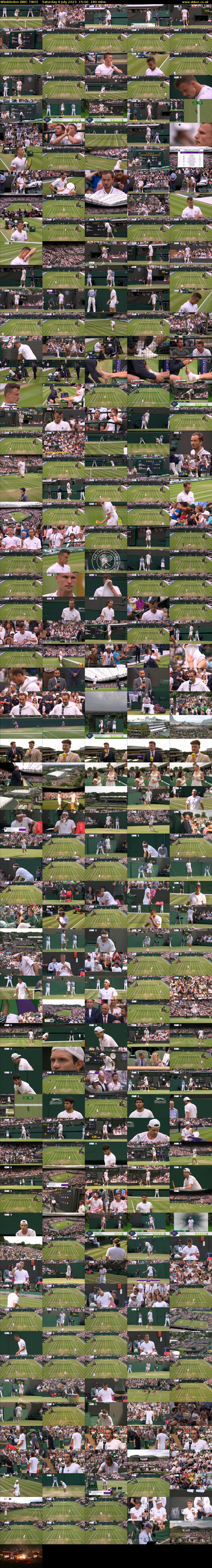 Wimbledon (BBC TWO) Saturday 8 July 2023 15:00 - 18:00