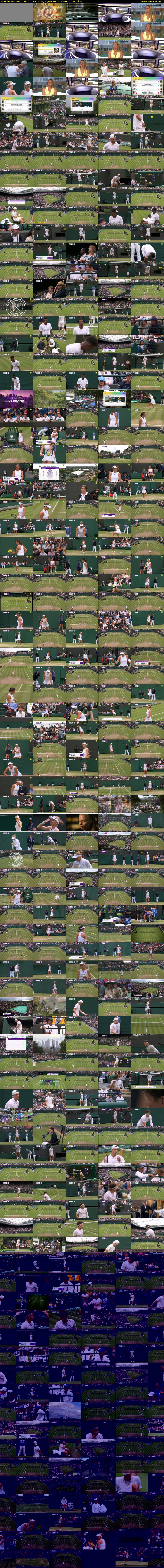 Wimbledon (BBC TWO) Saturday 6 July 2024 11:00 - 15:00