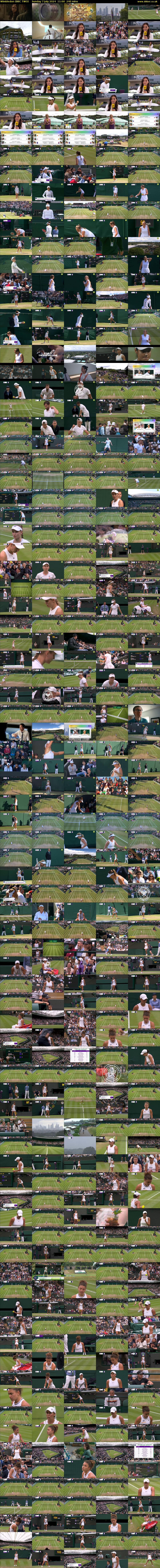 Wimbledon (BBC TWO) Sunday 7 July 2024 11:00 - 15:00