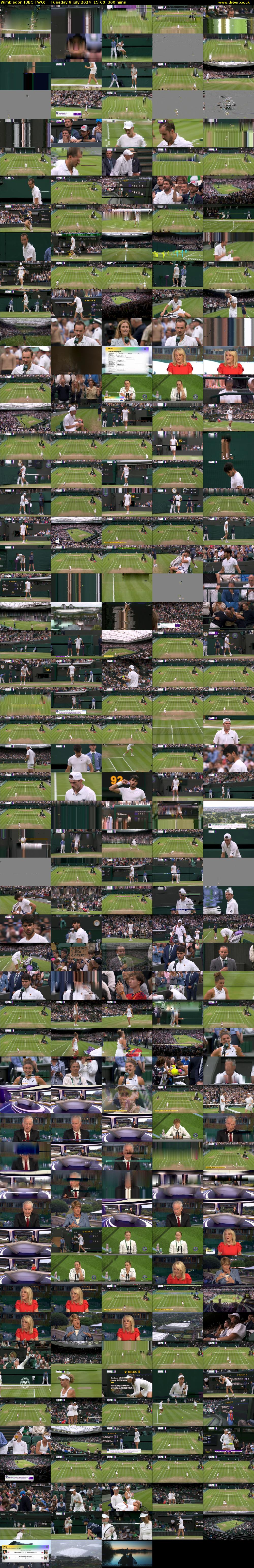 Wimbledon (BBC TWO) Tuesday 9 July 2024 15:00 - 20:00
