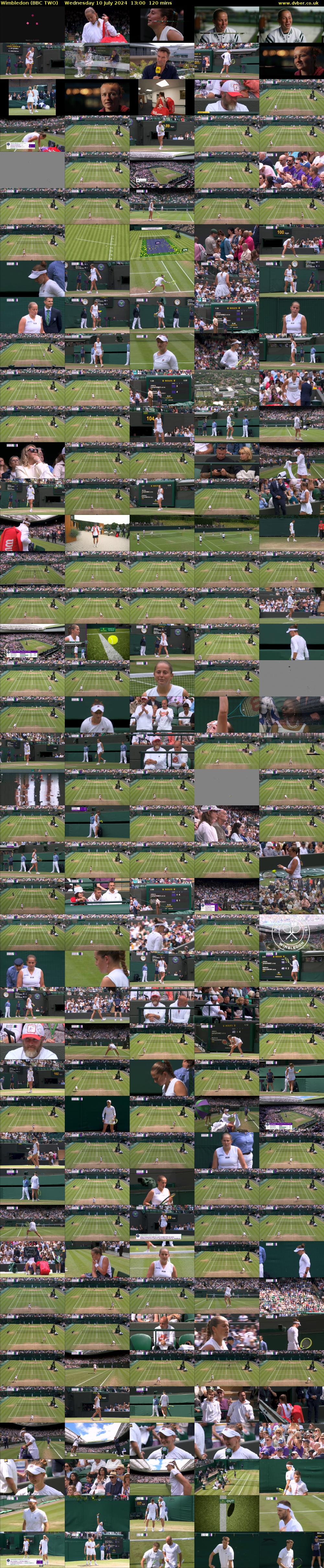 Wimbledon (BBC TWO) Wednesday 10 July 2024 13:00 - 15:00