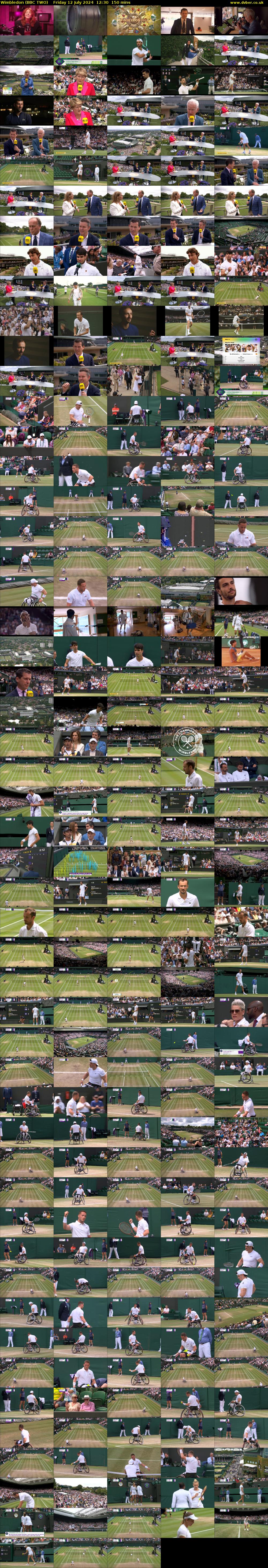 Wimbledon (BBC TWO) Friday 12 July 2024 12:30 - 15:00