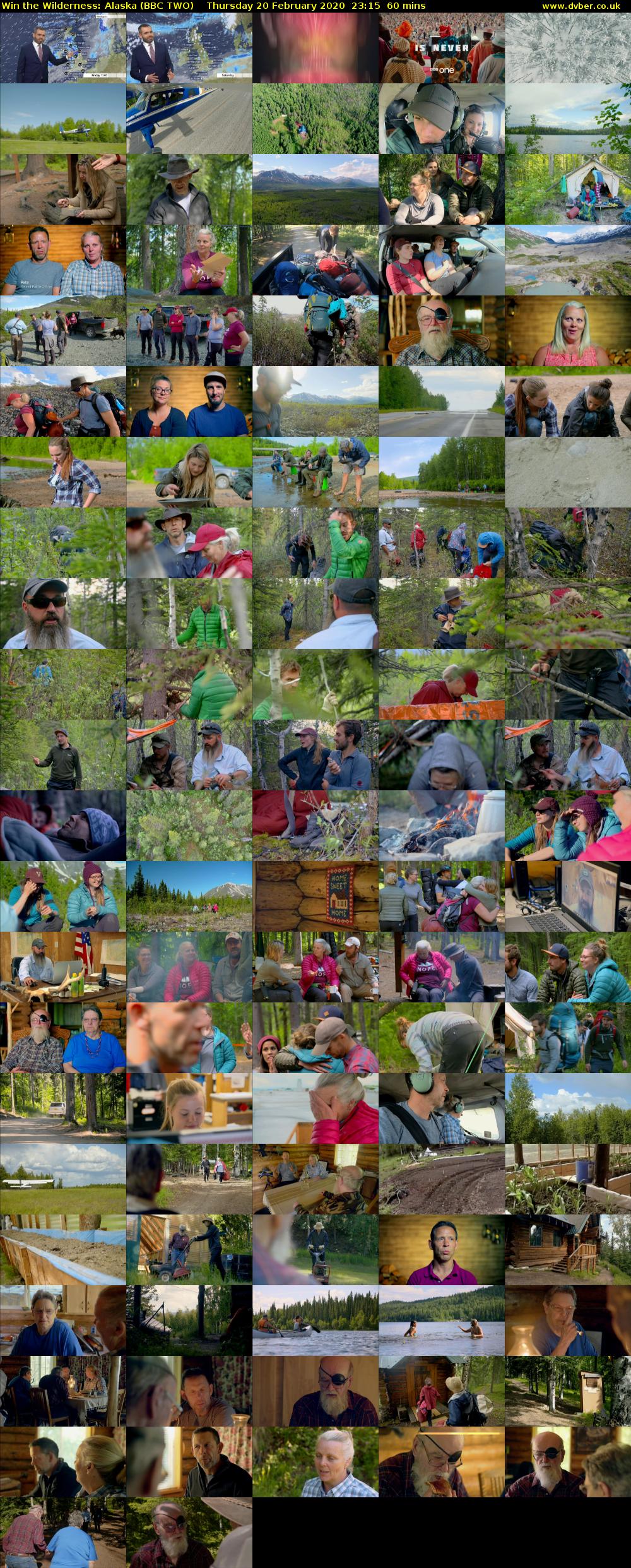 Win the Wilderness: Alaska (BBC TWO) Thursday 20 February 2020 23:15 - 00:15