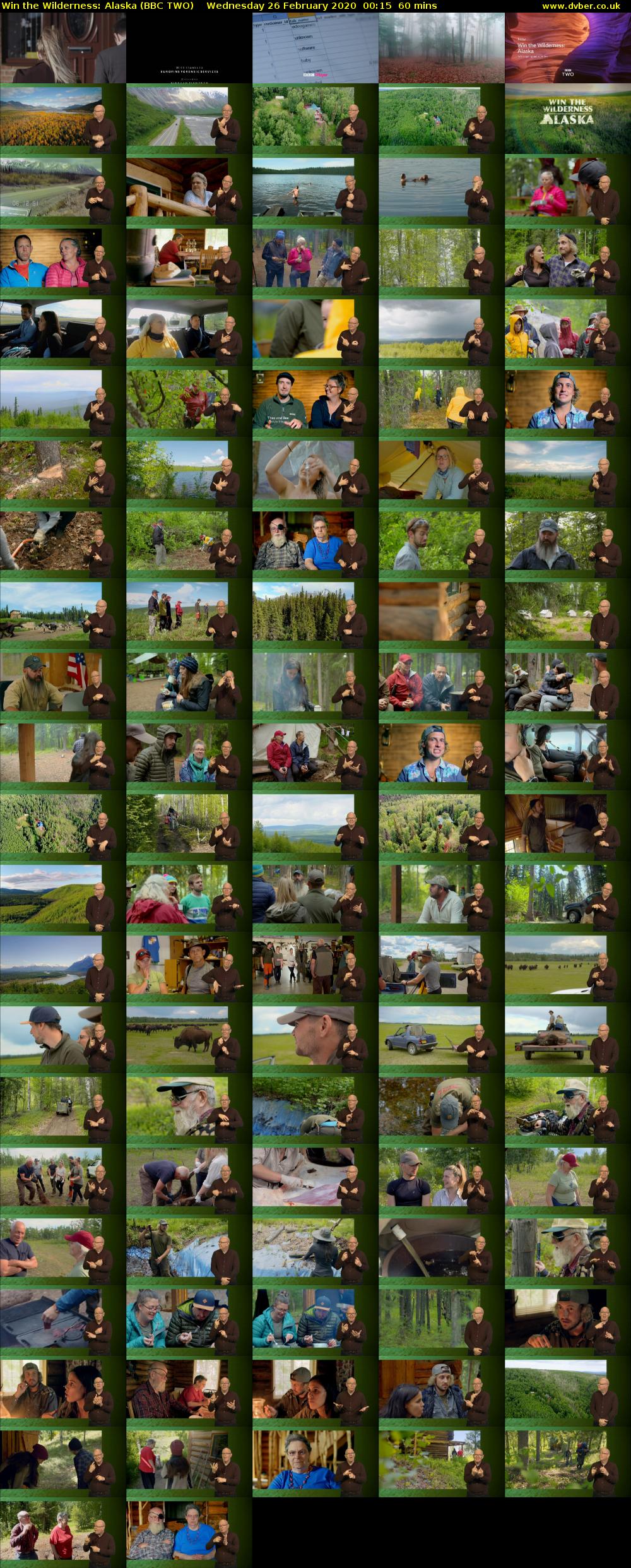 Win the Wilderness: Alaska (BBC TWO) Wednesday 26 February 2020 00:15 - 01:15