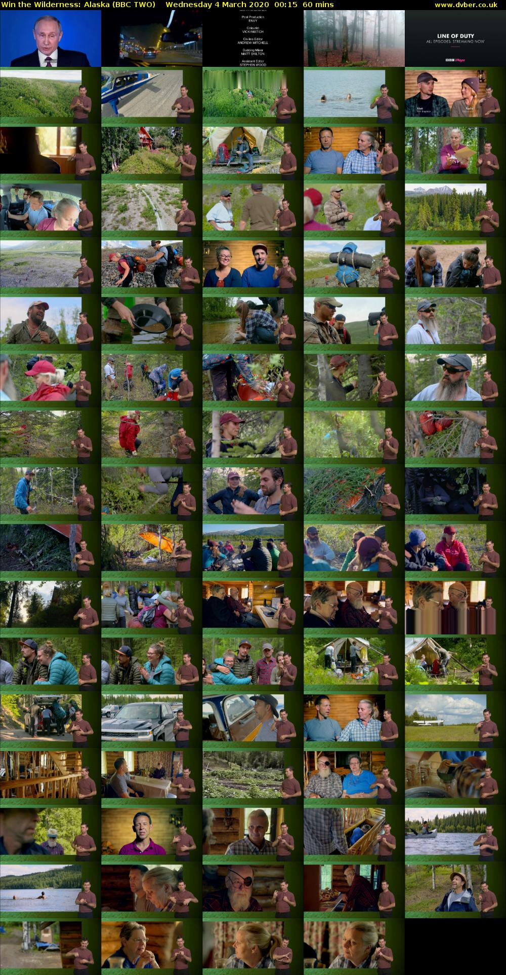 Win the Wilderness: Alaska (BBC TWO) Wednesday 4 March 2020 00:15 - 01:15