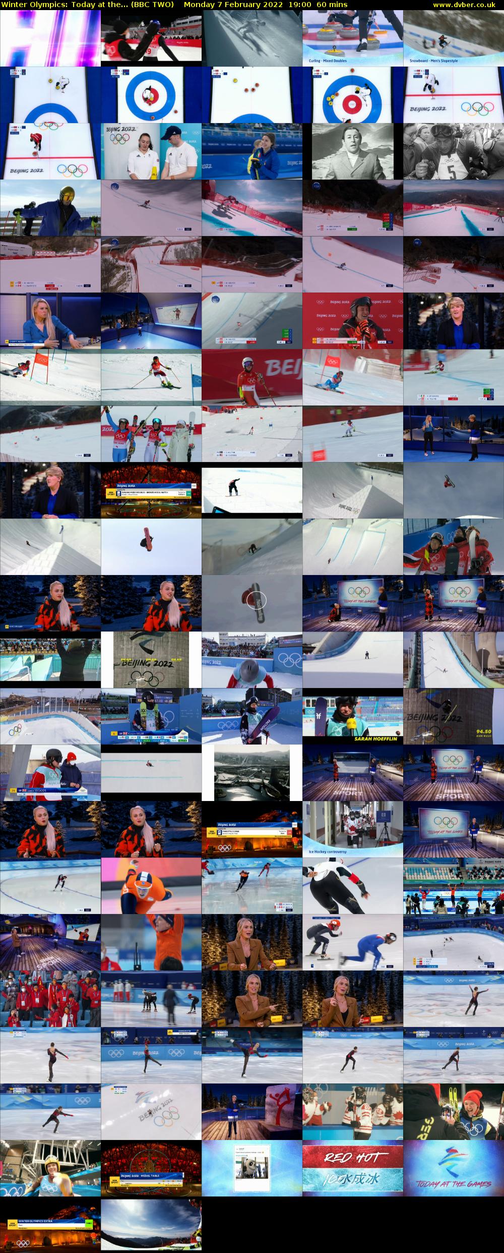 Winter Olympics: Today at the... (BBC TWO) Monday 7 February 2022 19:00 - 20:00