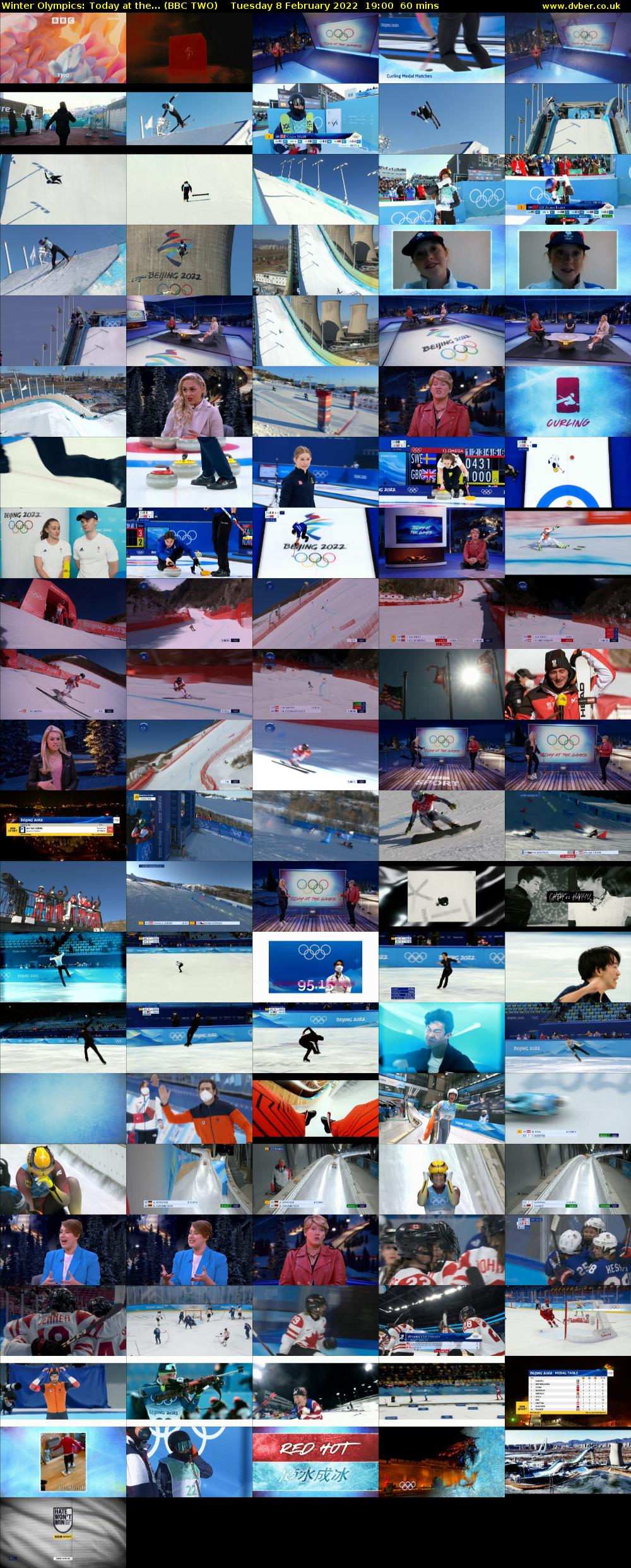 Winter Olympics: Today at the... (BBC TWO) Tuesday 8 February 2022 19:00 - 20:00