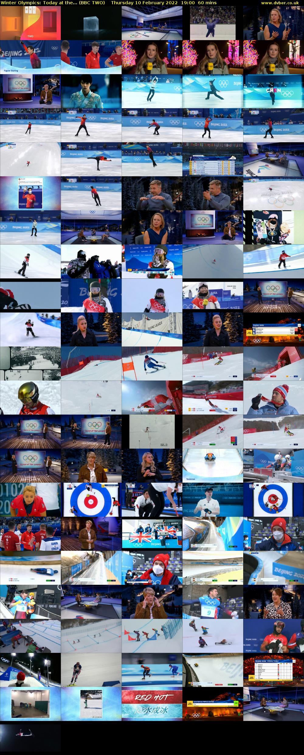 Winter Olympics: Today at the... (BBC TWO) Thursday 10 February 2022 19:00 - 20:00