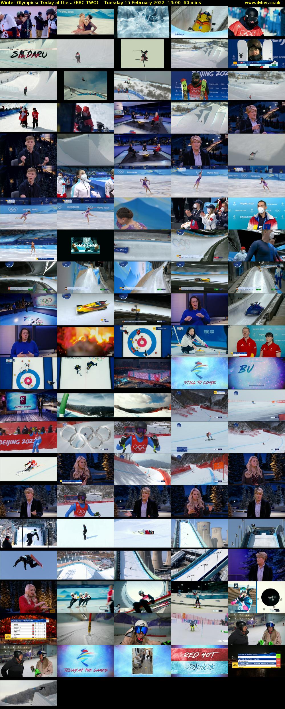 Winter Olympics: Today at the... (BBC TWO) Tuesday 15 February 2022 19:00 - 20:00