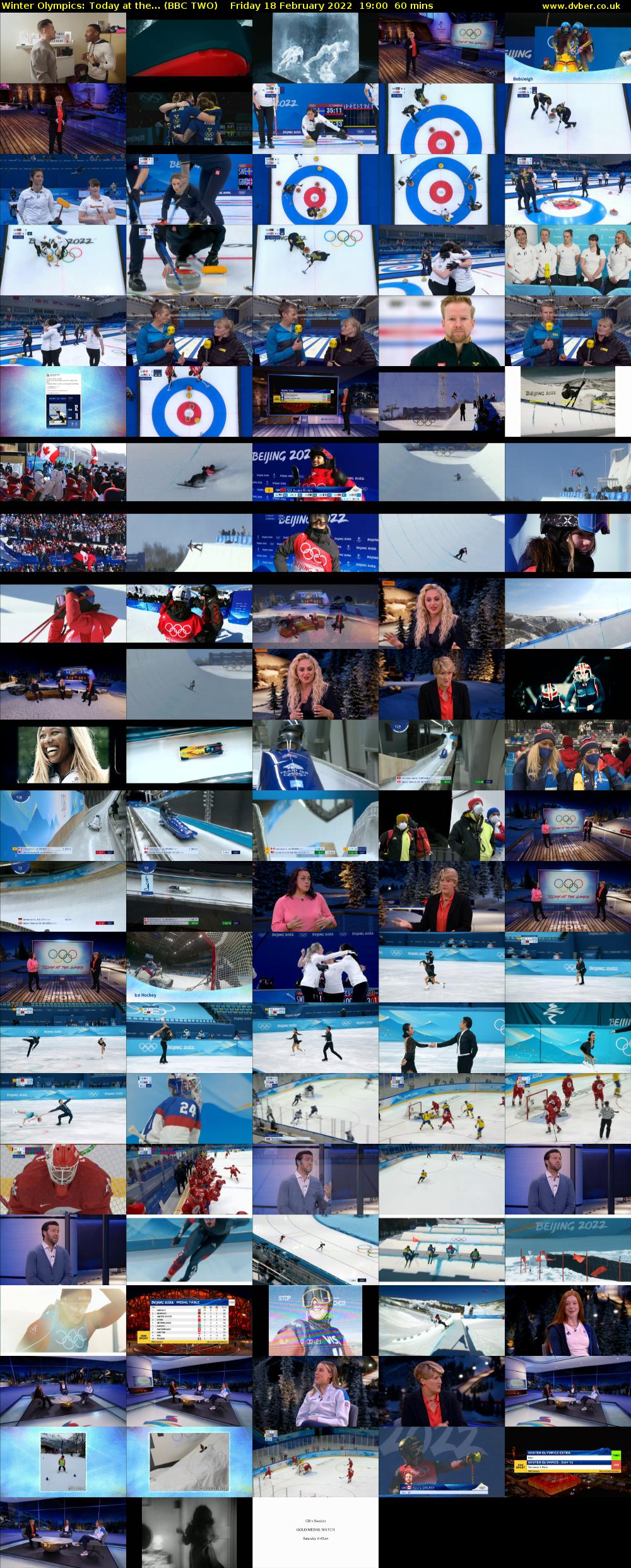 Winter Olympics: Today at the... (BBC TWO) Friday 18 February 2022 19:00 - 20:00