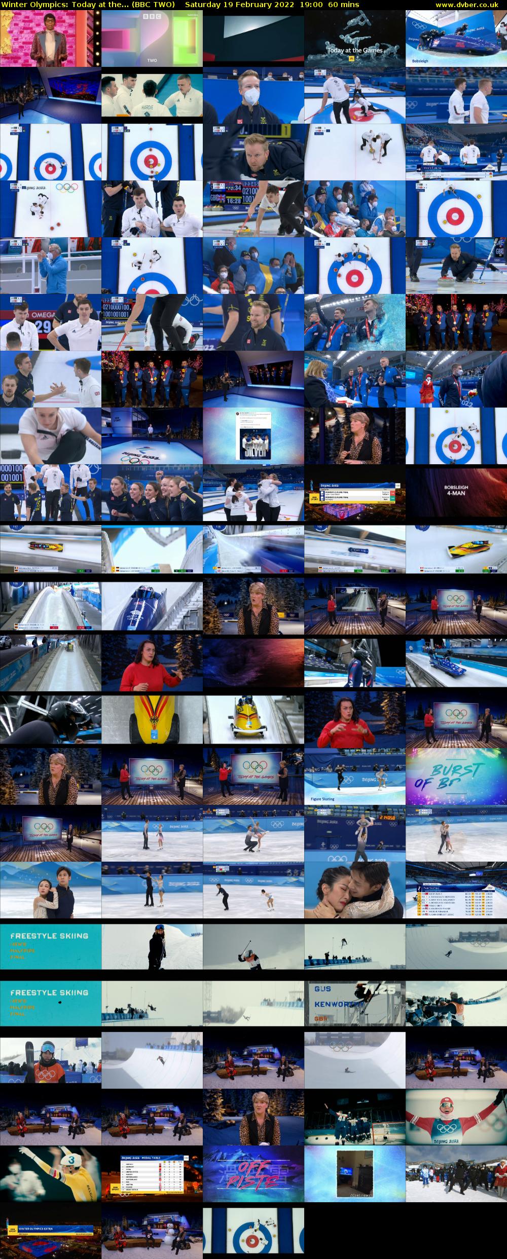 Winter Olympics: Today at the... (BBC TWO) Saturday 19 February 2022 19:00 - 20:00