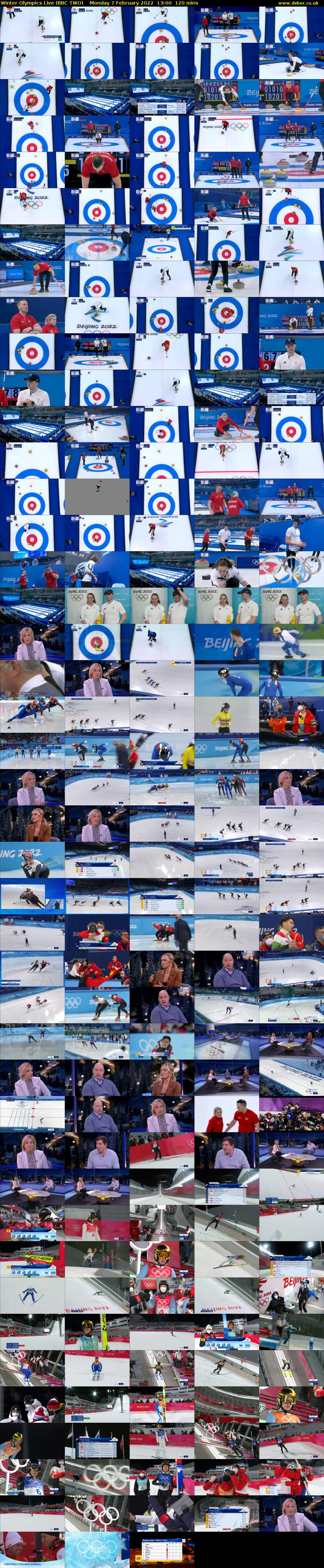 Winter Olympics Live (BBC TWO) Monday 7 February 2022 13:00 - 15:00