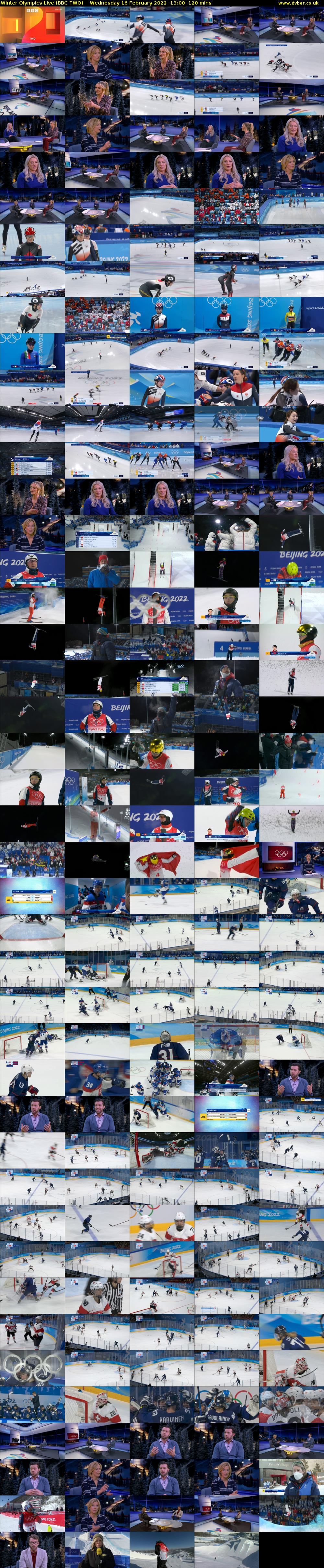 Winter Olympics Live (BBC TWO) Wednesday 16 February 2022 13:00 - 15:00