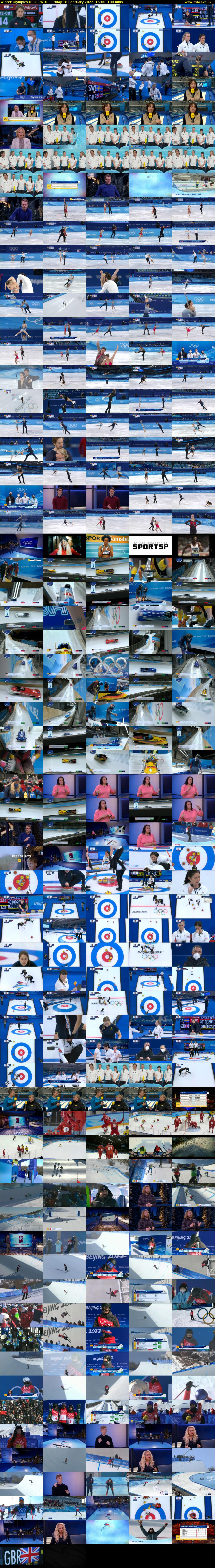 Winter Olympics (BBC TWO) Friday 18 February 2022 15:00 - 18:00