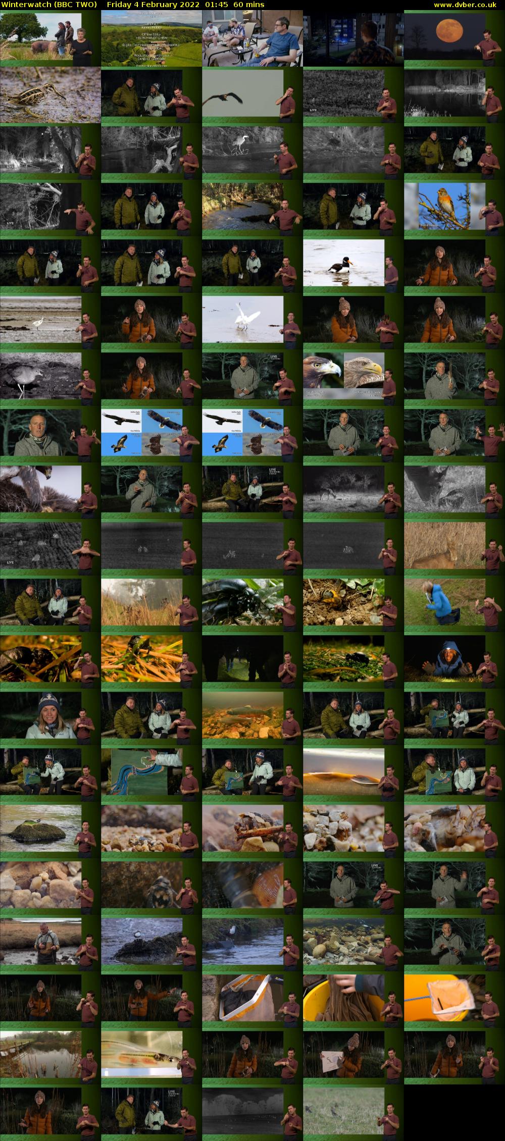 Winterwatch (BBC TWO) Friday 4 February 2022 01:45 - 02:45