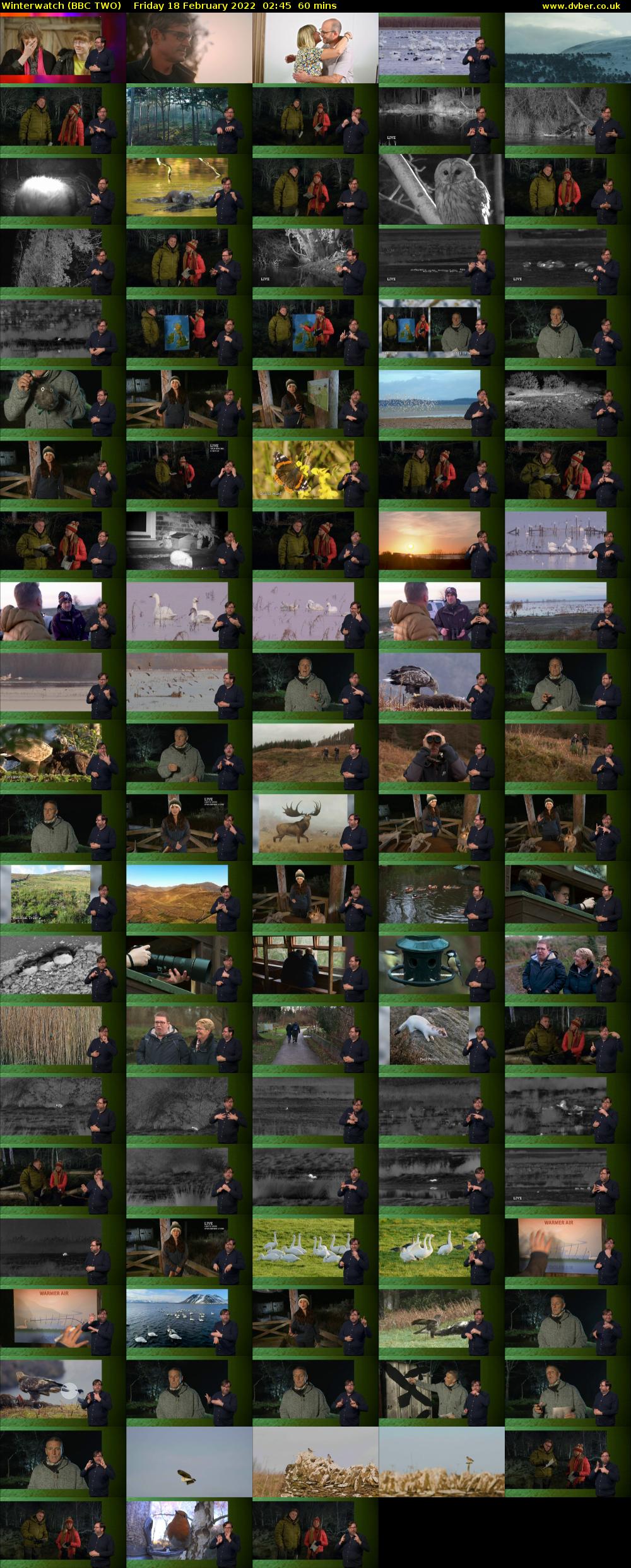 Winterwatch (BBC TWO) Friday 18 February 2022 02:45 - 03:45