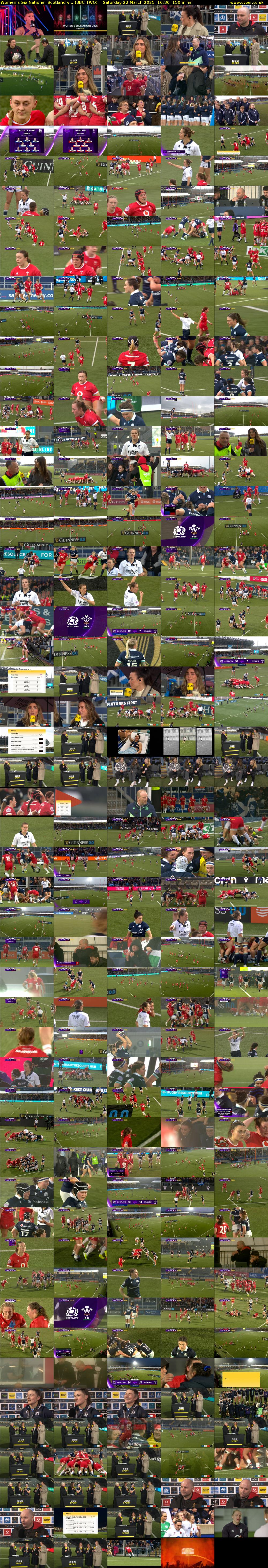 Women's Six Nations: Scotland v... (BBC TWO) Saturday 22 March 2025 16:30 - 19:00