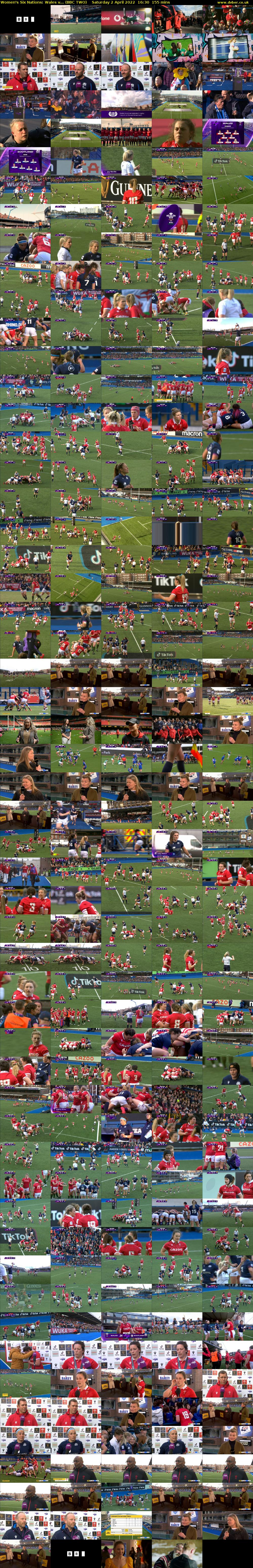 Women's Six Nations: Wales v... (BBC TWO) Saturday 2 April 2022 16:30 - 19:05