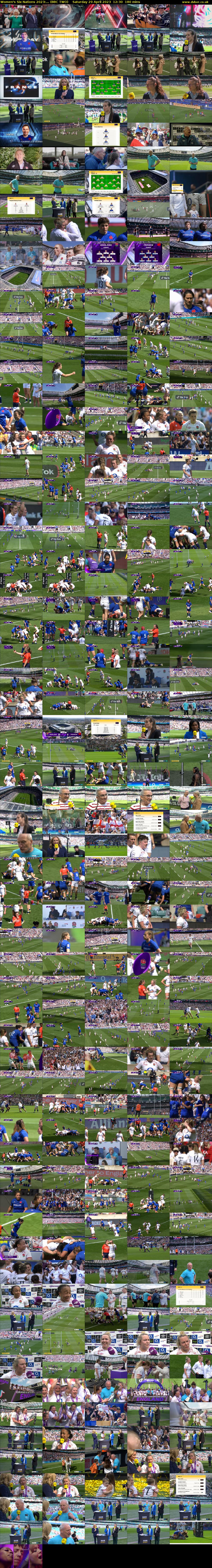 Women's Six Nations 2023:... (BBC TWO) Saturday 29 April 2023 12:30 - 15:30
