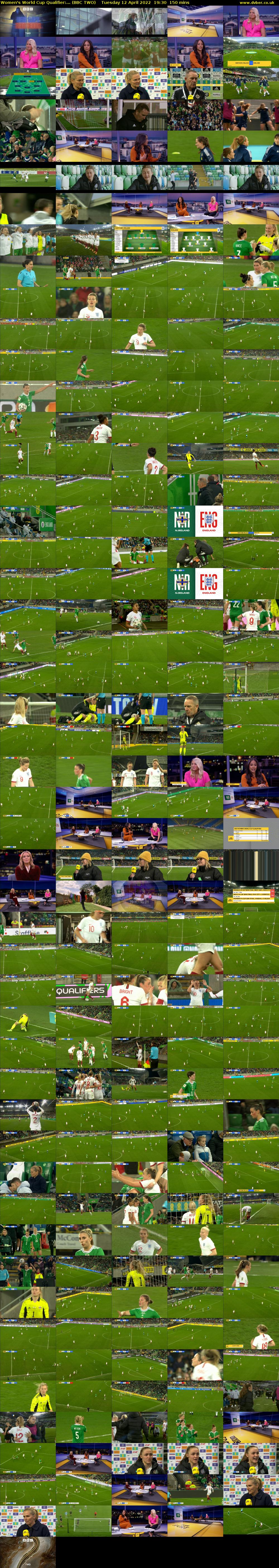 Women's World Cup Qualifier:... (BBC TWO) Tuesday 12 April 2022 19:30 - 22:00