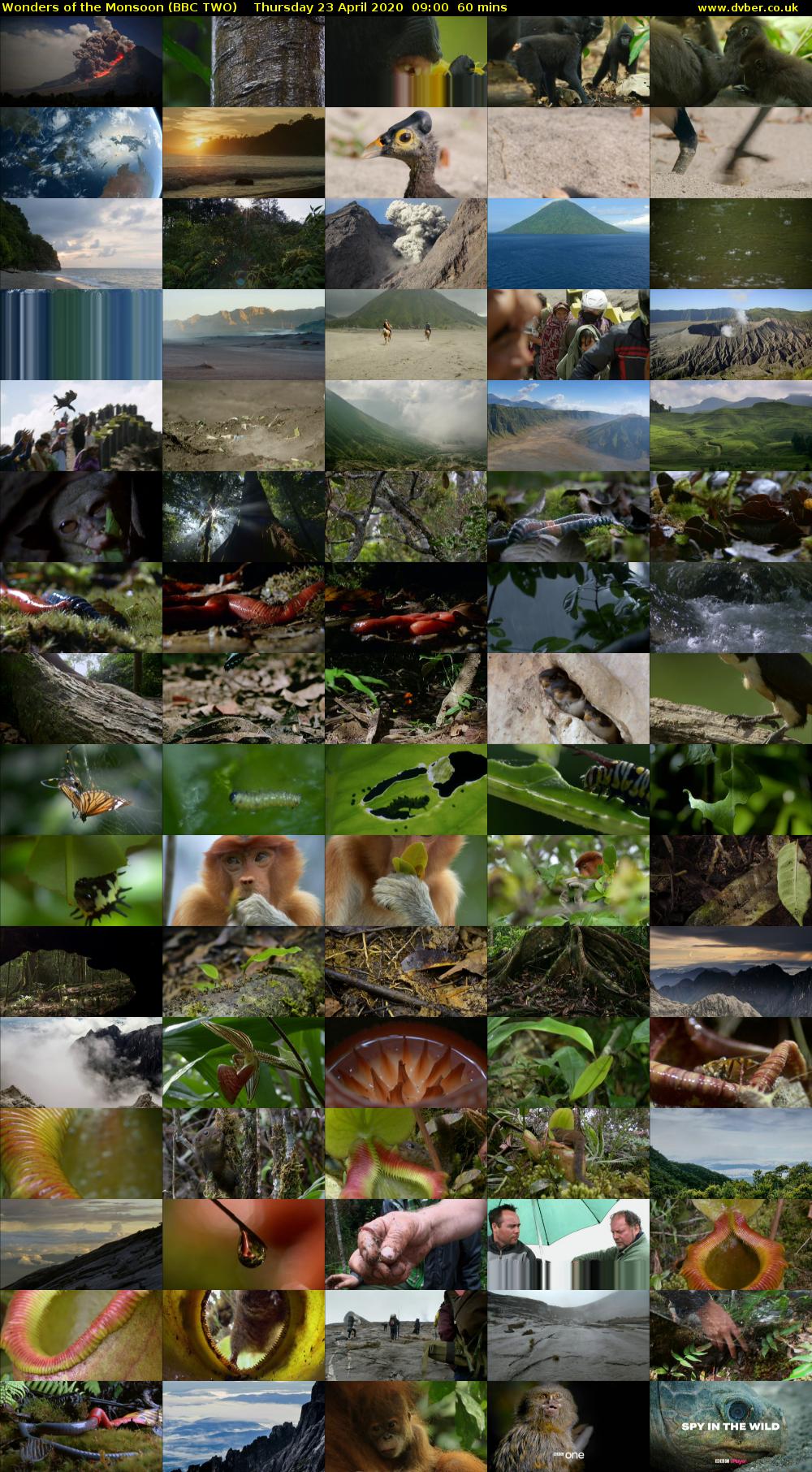 Wonders of the Monsoon (BBC TWO) Thursday 23 April 2020 09:00 - 10:00