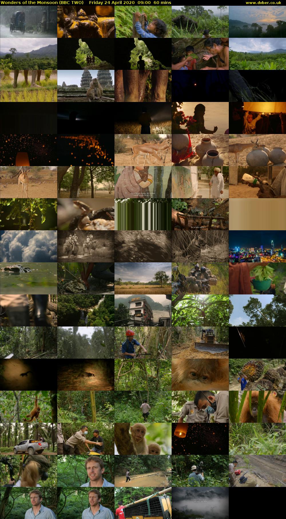 Wonders of the Monsoon (BBC TWO) Friday 24 April 2020 09:00 - 10:00