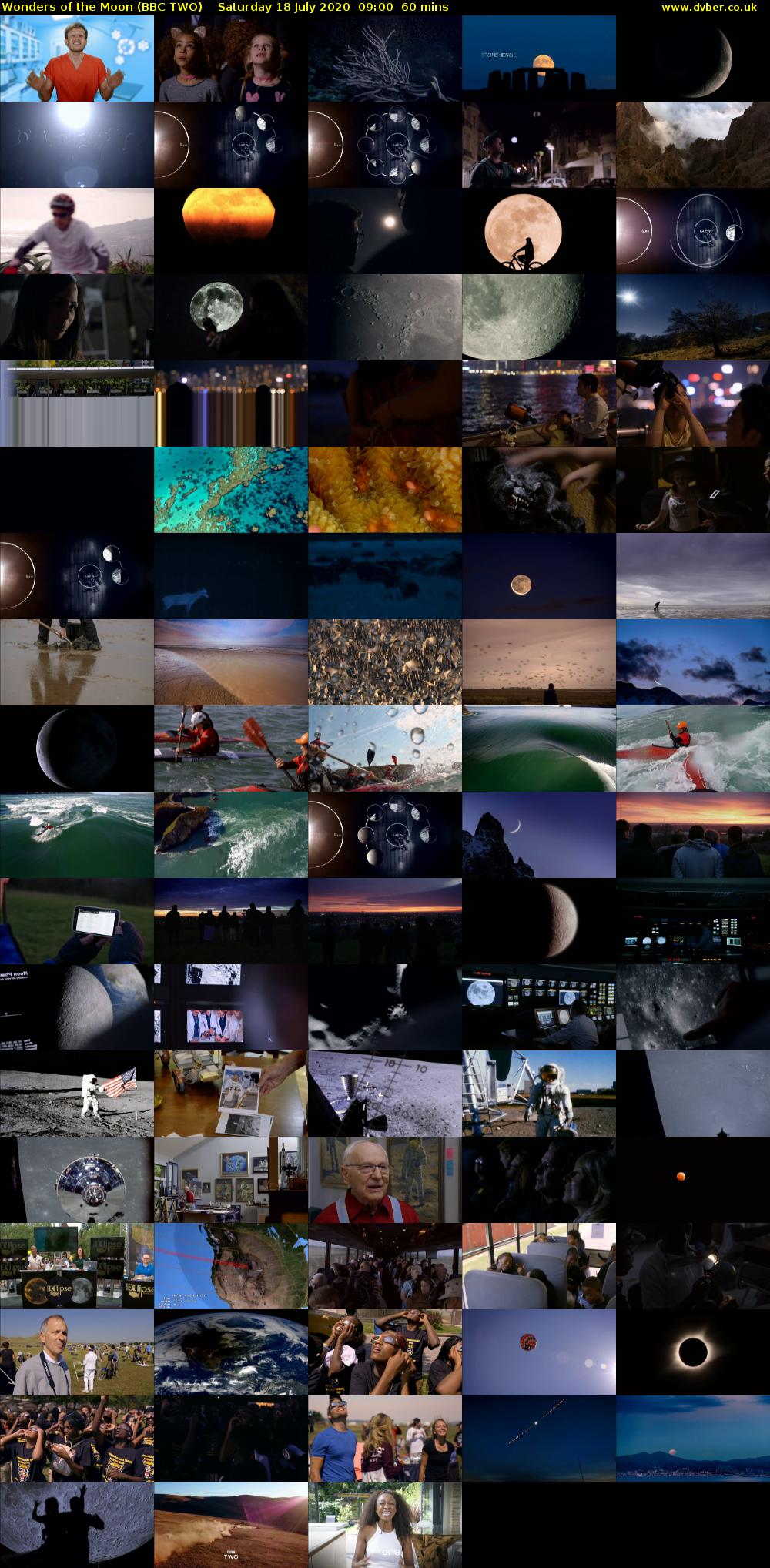 Wonders of the Moon (BBC TWO) Saturday 18 July 2020 09:00 - 10:00