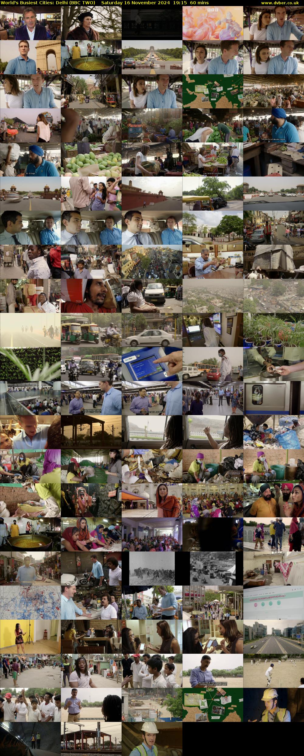 World's Busiest Cities: Delhi (BBC TWO) Saturday 16 November 2024 19:15 - 20:15
