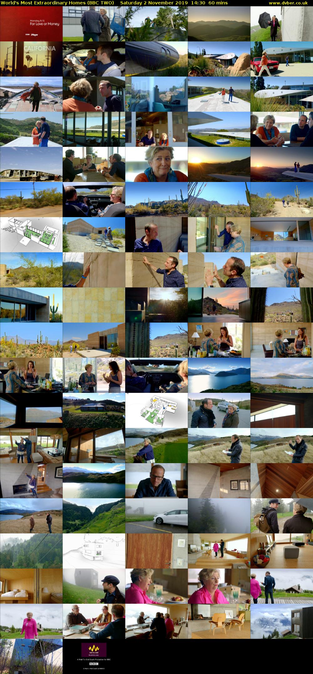 World's Most Extraordinary Homes (BBC TWO) Saturday 2 November 2019 14:30 - 15:30