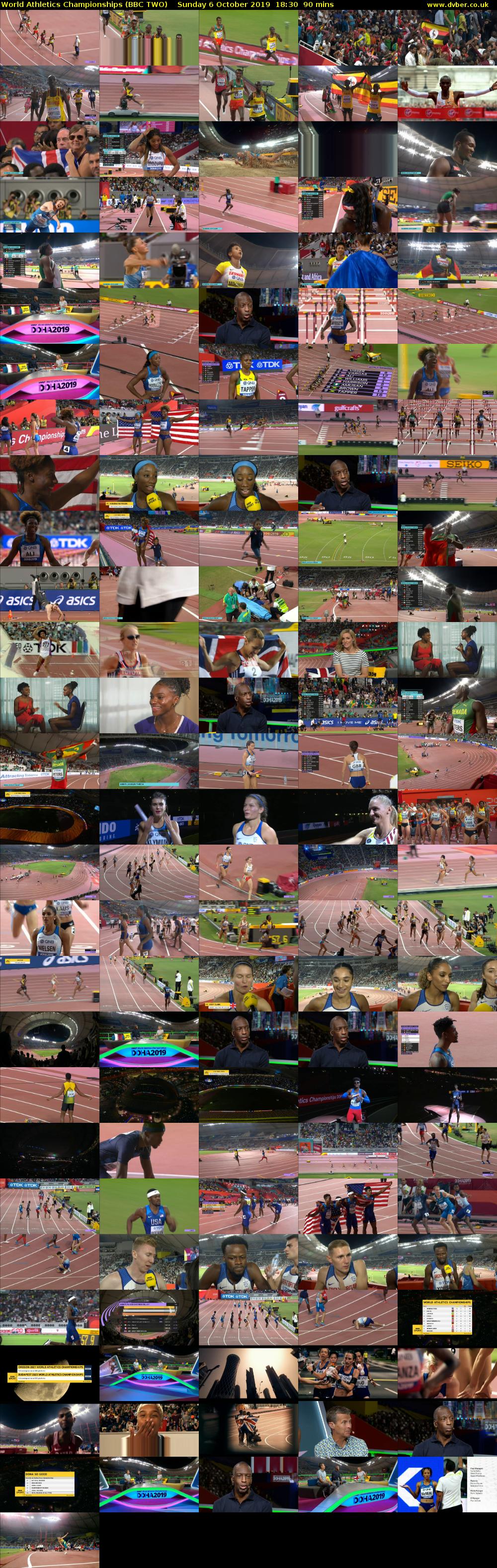 World Athletics Championships (BBC TWO) Sunday 6 October 2019 18:30 - 20:00