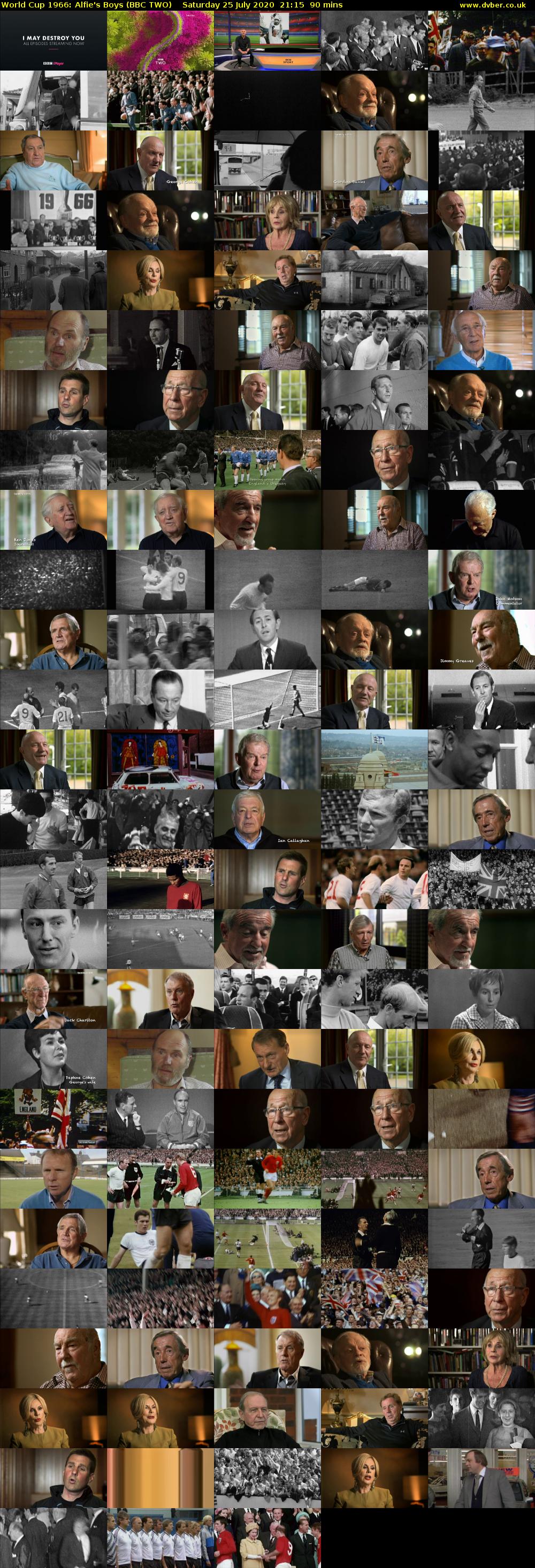 World Cup 1966: Alfie's Boys (BBC TWO) Saturday 25 July 2020 21:15 - 22:45