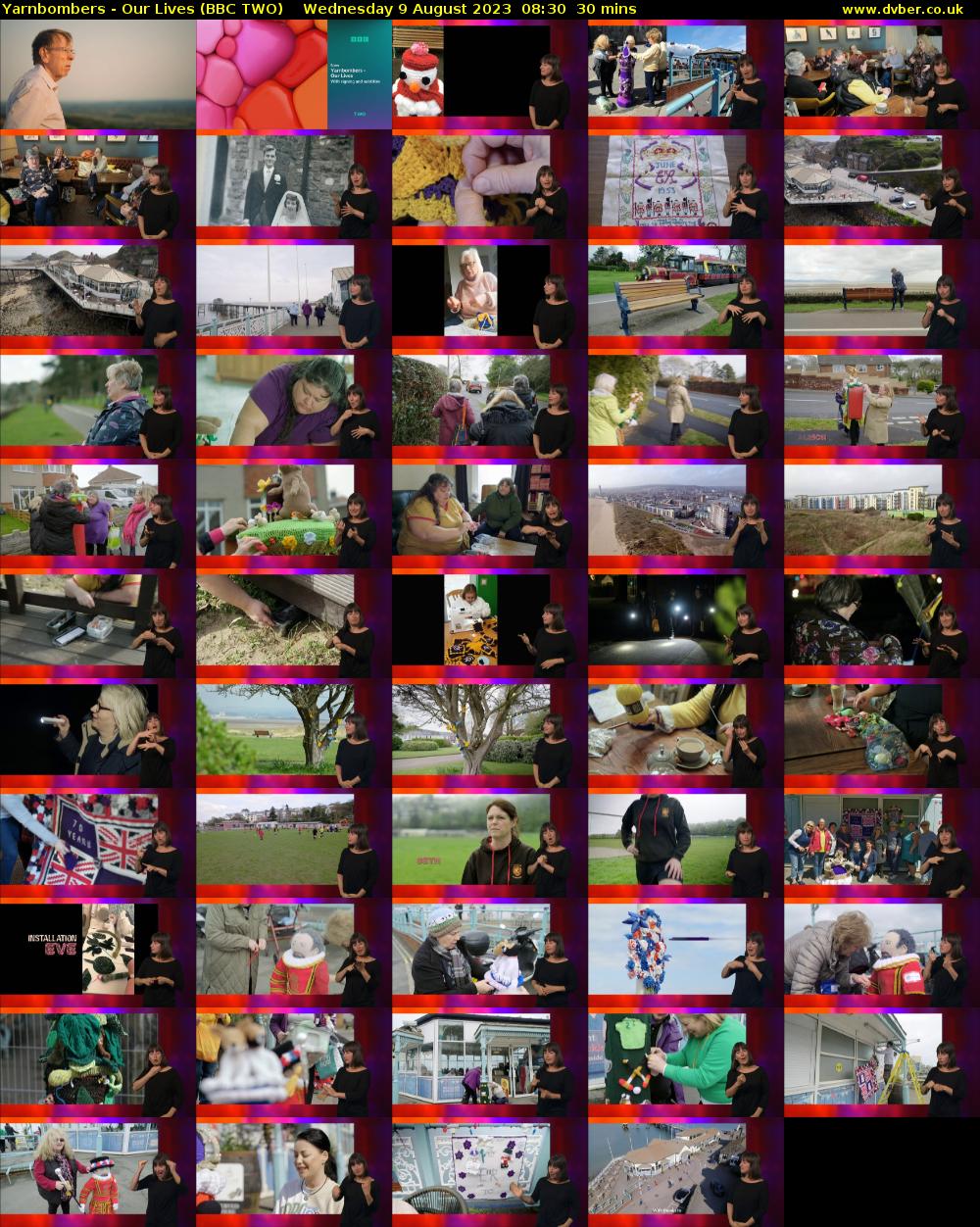 Yarnbombers - Our Lives (BBC TWO) Wednesday 9 August 2023 08:30 - 09:00