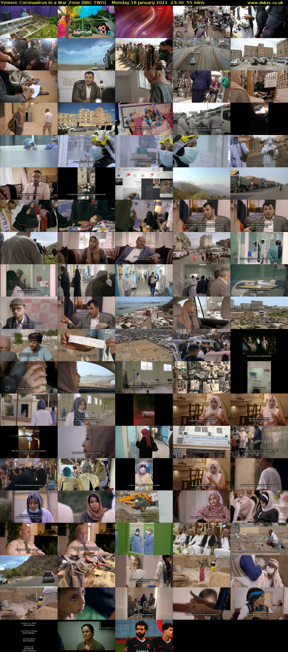 Yemen: Coronavirus in a War Zone (BBC TWO) Monday 18 January 2021 23:30 - 00:25