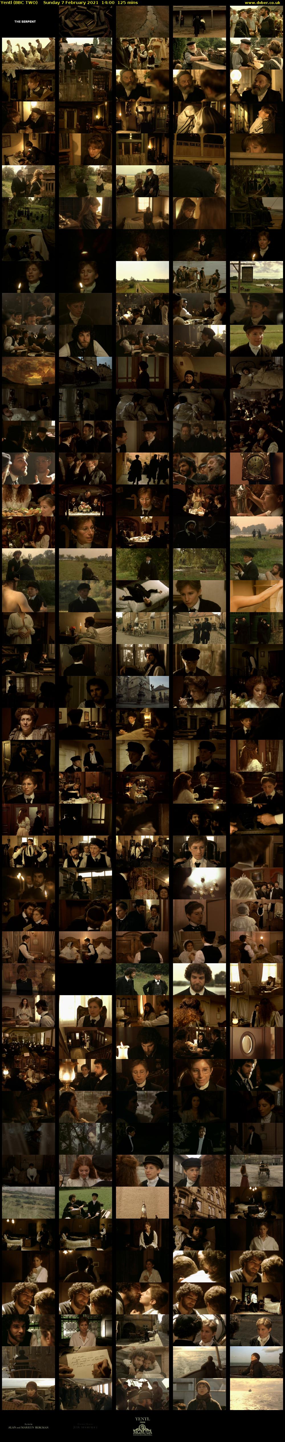 Yentl (BBC TWO) Sunday 7 February 2021 14:00 - 16:05