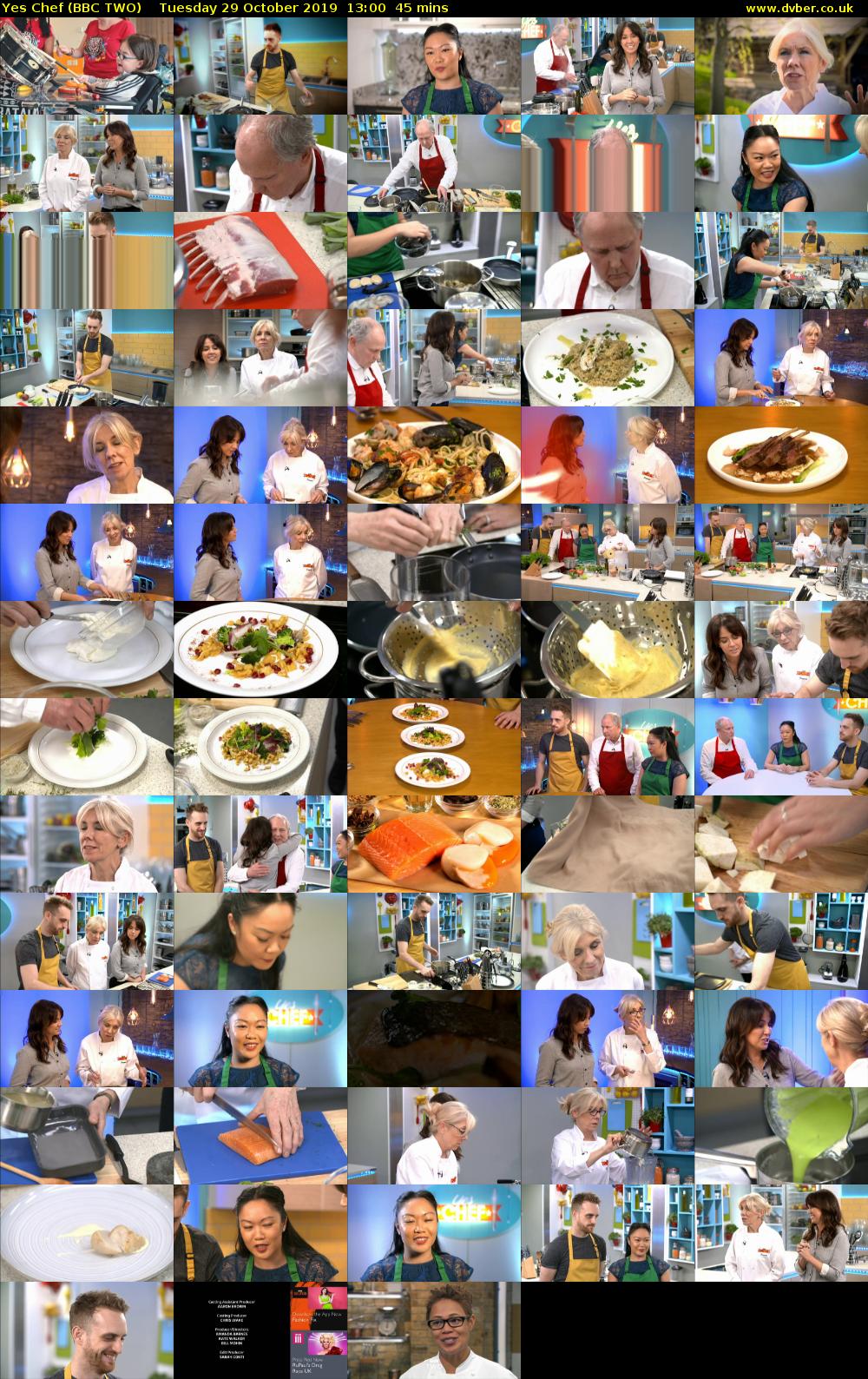 Yes Chef (BBC TWO) Tuesday 29 October 2019 13:00 - 13:45