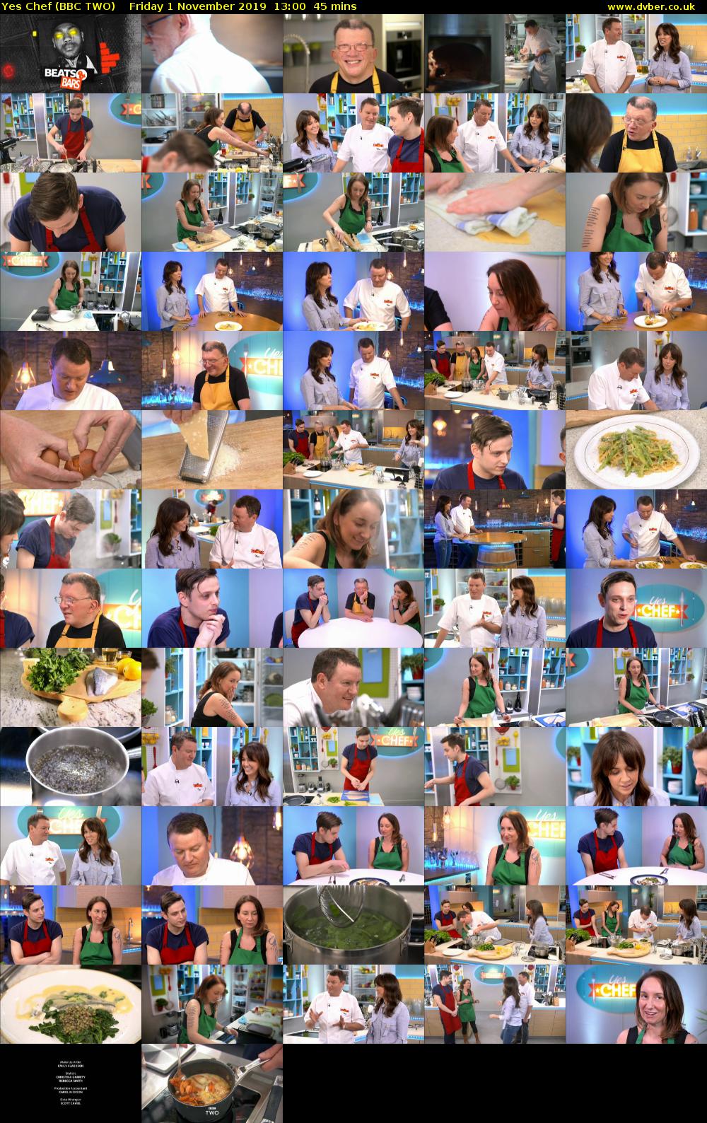 Yes Chef (BBC TWO) Friday 1 November 2019 13:00 - 13:45
