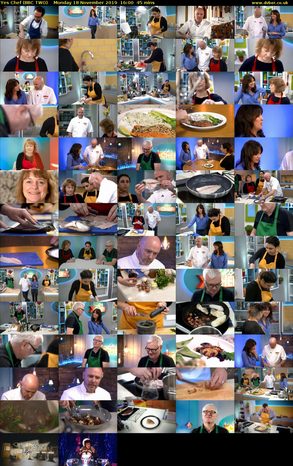 Yes Chef (BBC TWO) Monday 18 November 2019 16:00 - 16:45