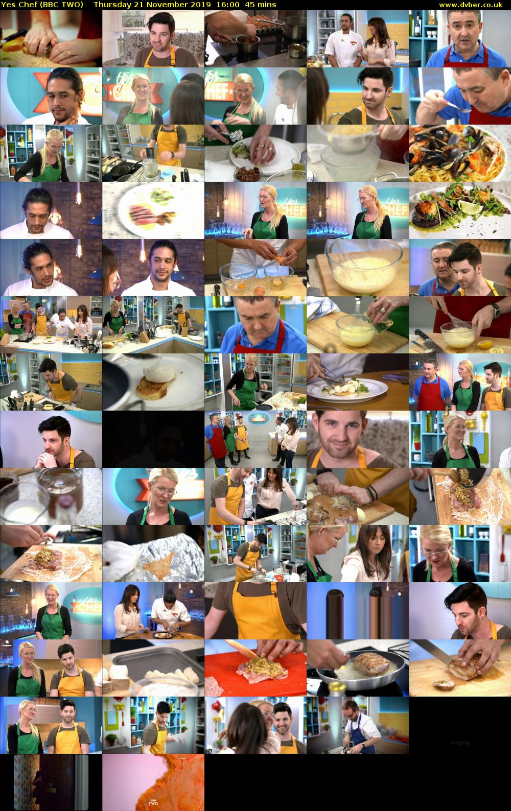 Yes Chef (BBC TWO) Thursday 21 November 2019 16:00 - 16:45