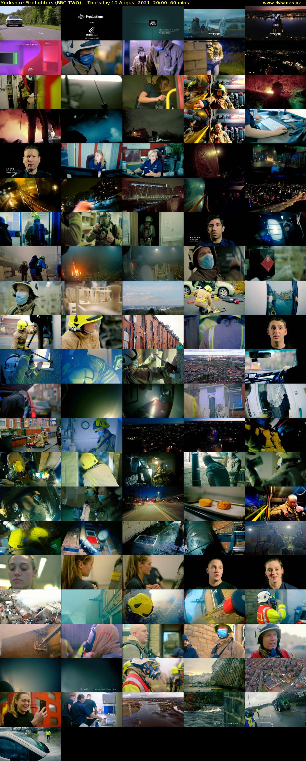 Yorkshire Firefighters (BBC TWO) Thursday 19 August 2021 20:00 - 21:00
