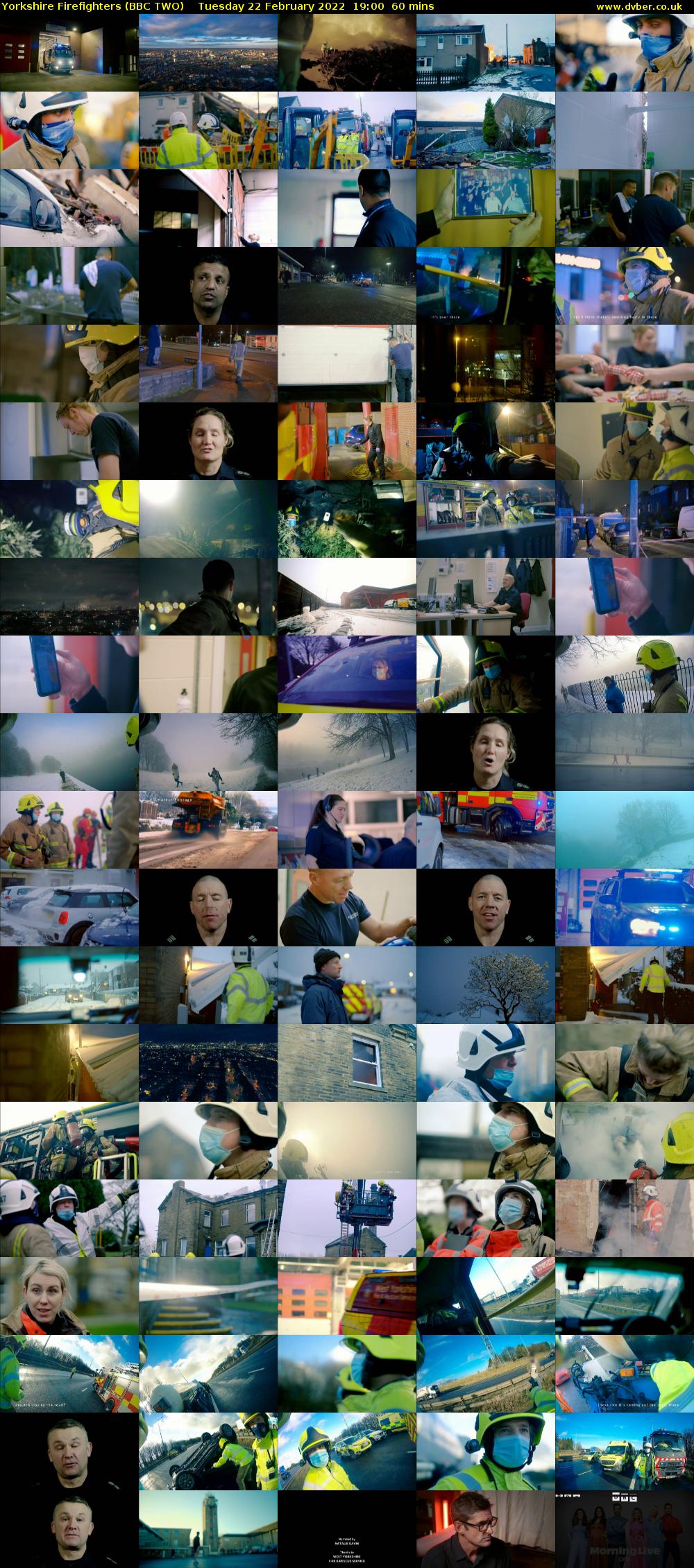 Yorkshire Firefighters (BBC TWO) Tuesday 22 February 2022 19:00 - 20:00